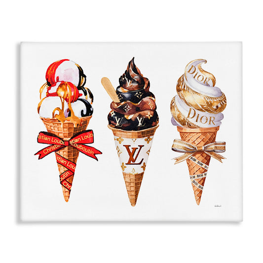 Luxury Gourmet Ice Cream Canvas