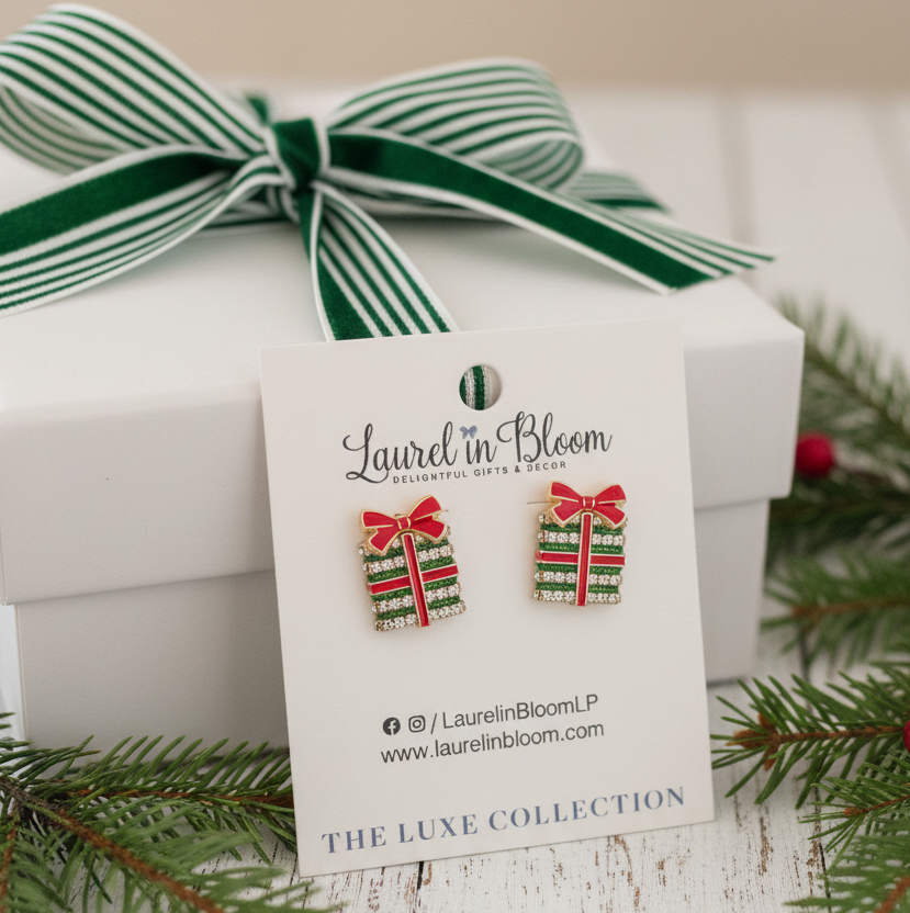 Mistletoe Magic Gift Box Studs