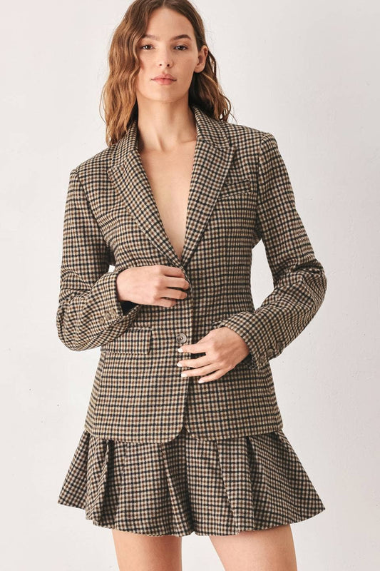 Mini-Houndstooth Blazer