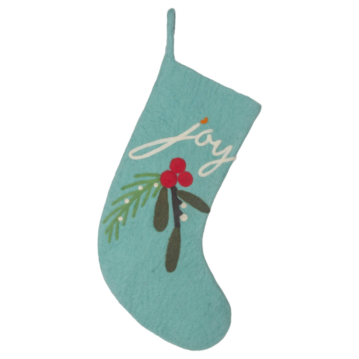 23.5" Joy Felt Stocking Christmas Décor