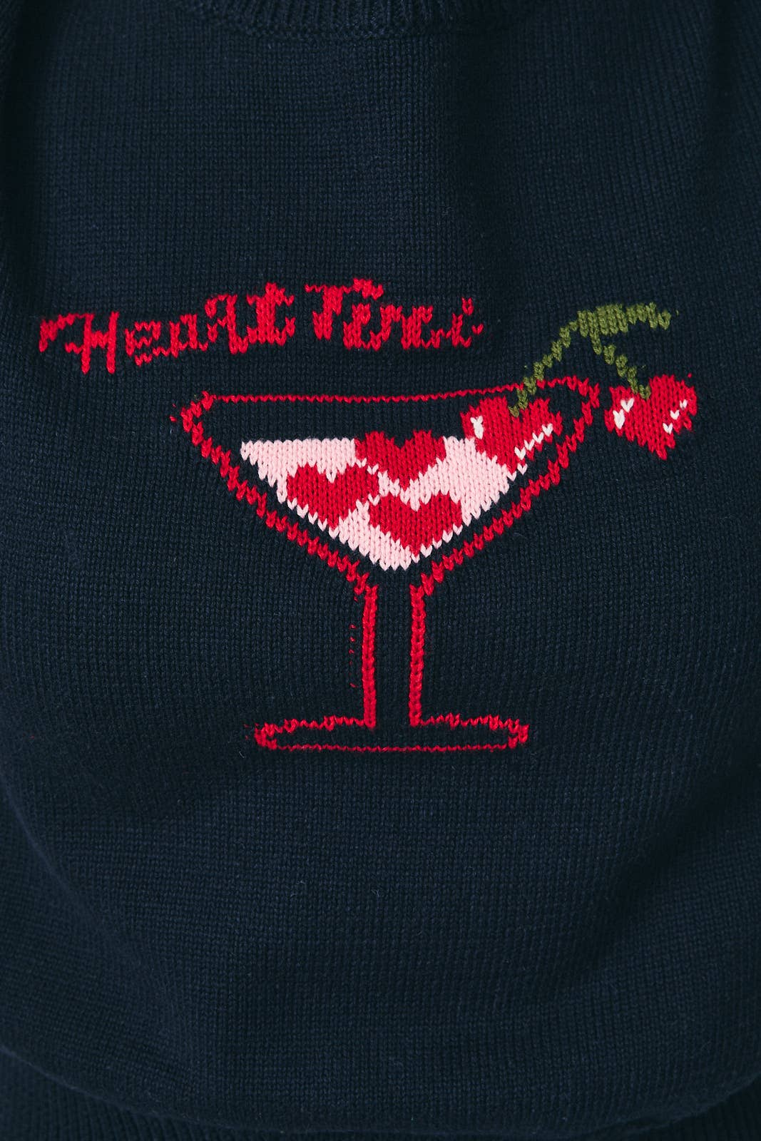 "Cocktail" Graphic Sweater Top