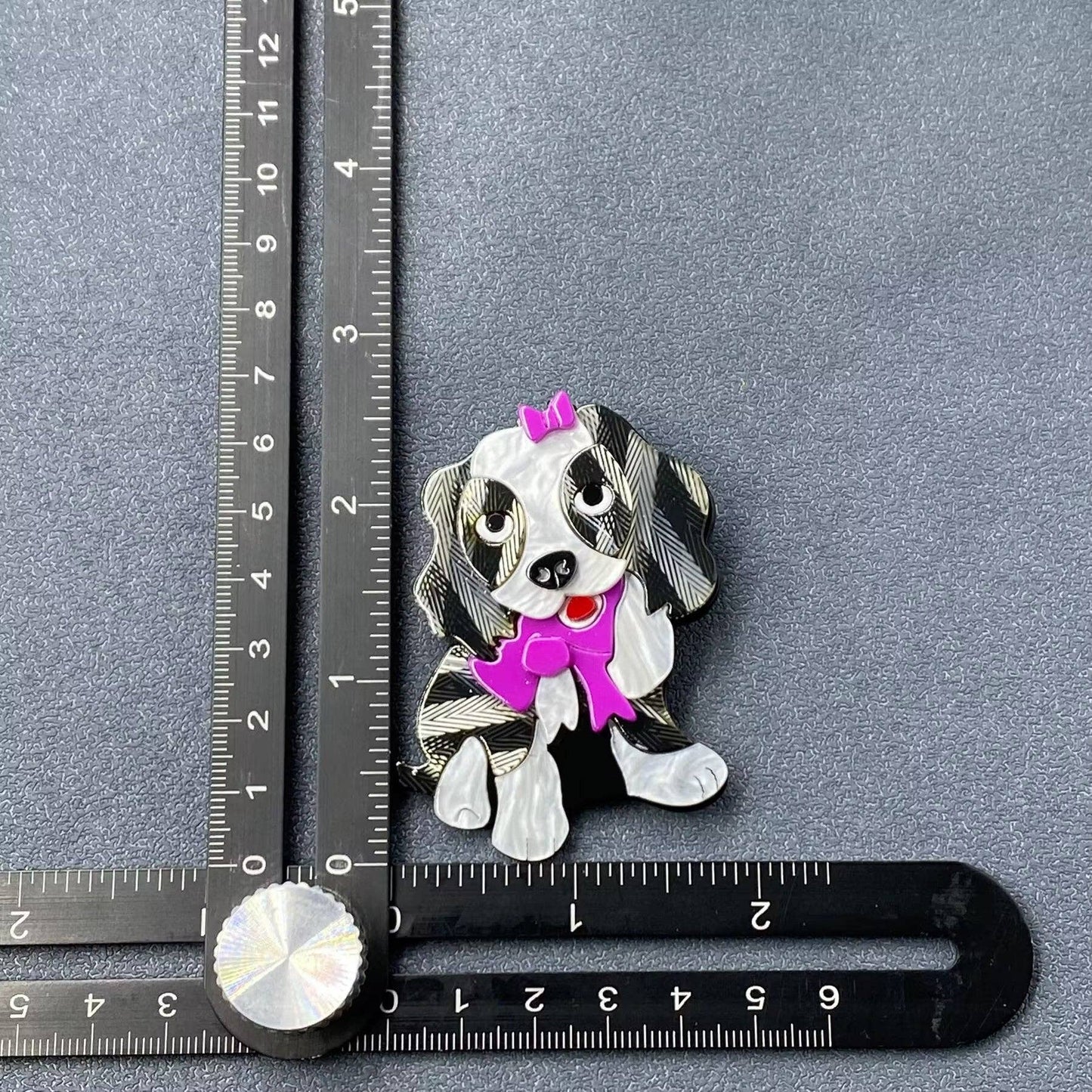 Puppy Acrylic Brooch