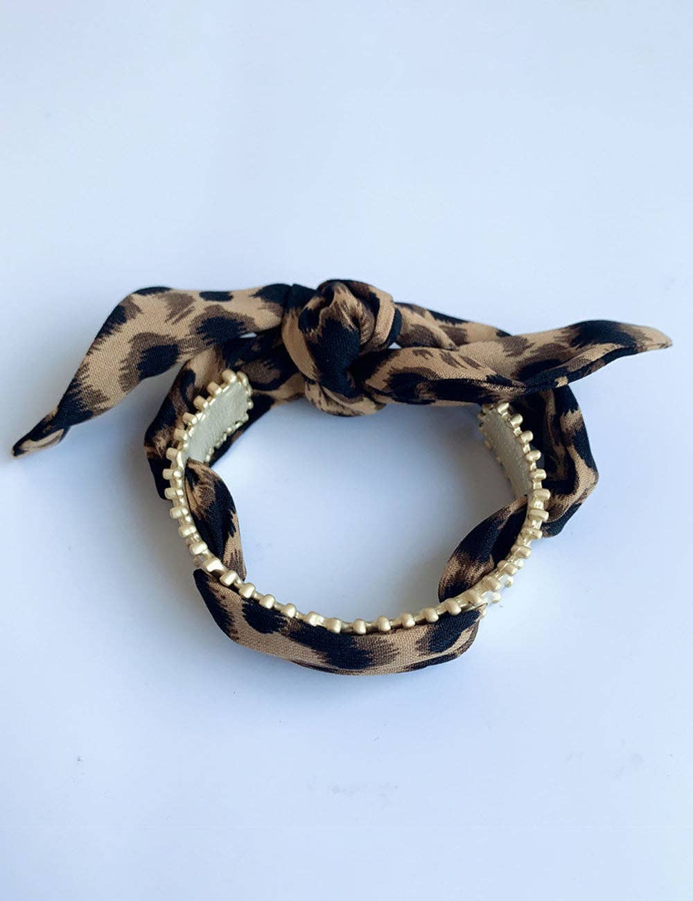 Vintage Matte Gold Open Bangle Bracelet