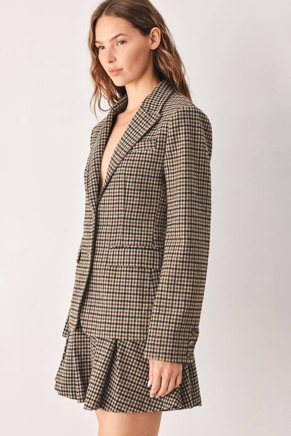 Mini-Houndstooth Blazer