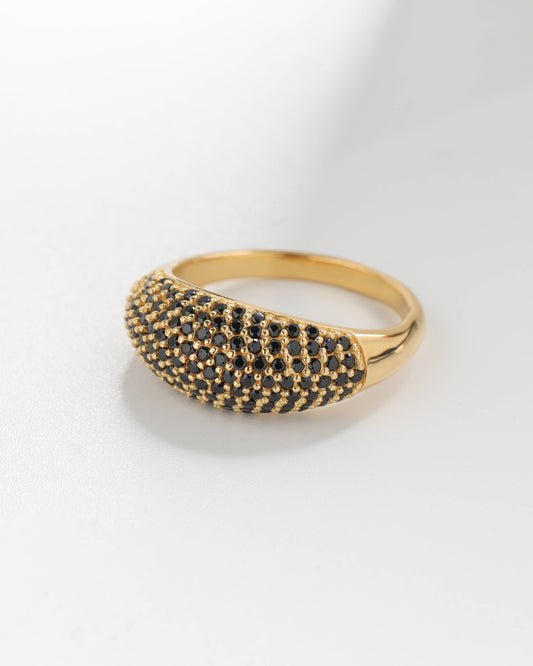 Black Spinel Midnight Grove Ring