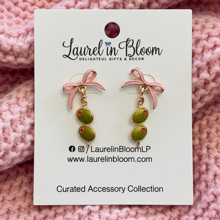 Amalfi Olive Martini Bow Drops