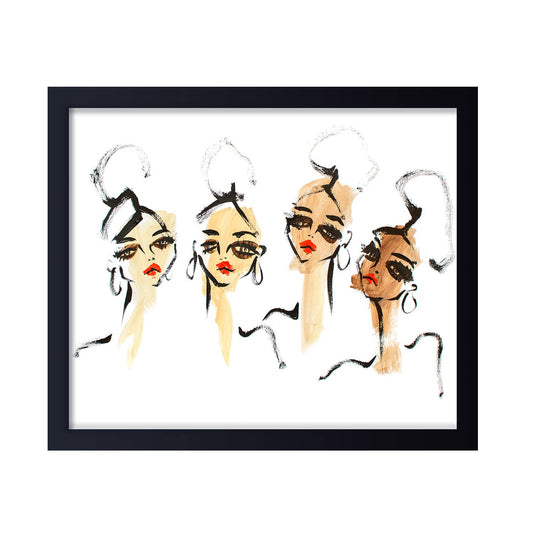 'Vogue' Framed Print Wall Art by Chauncey Jacks
