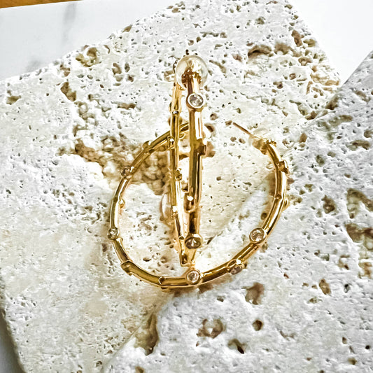 Scatter Hoop Earrings