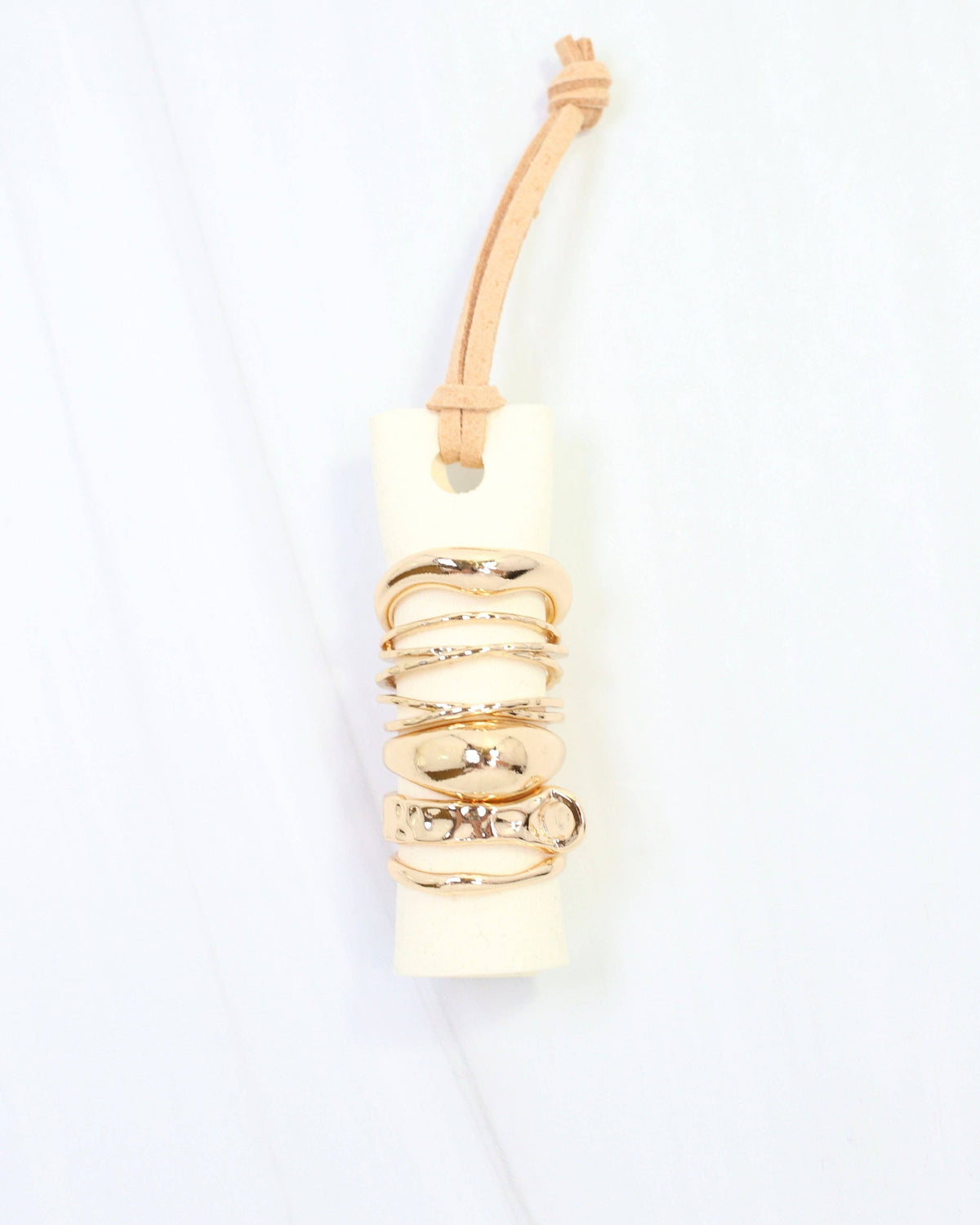 Kate Five Piece Ring Set Gold