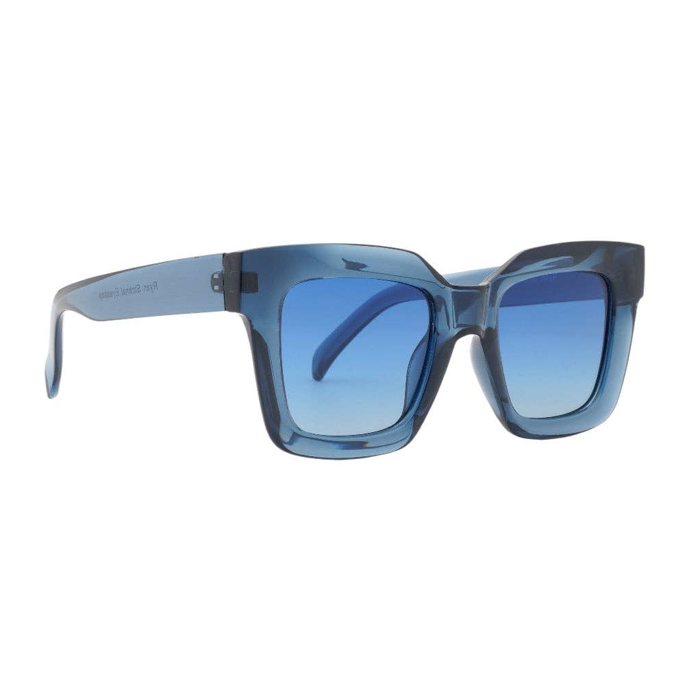 Sunglasses - Ellie | Transparent Blue | Blue Lens
