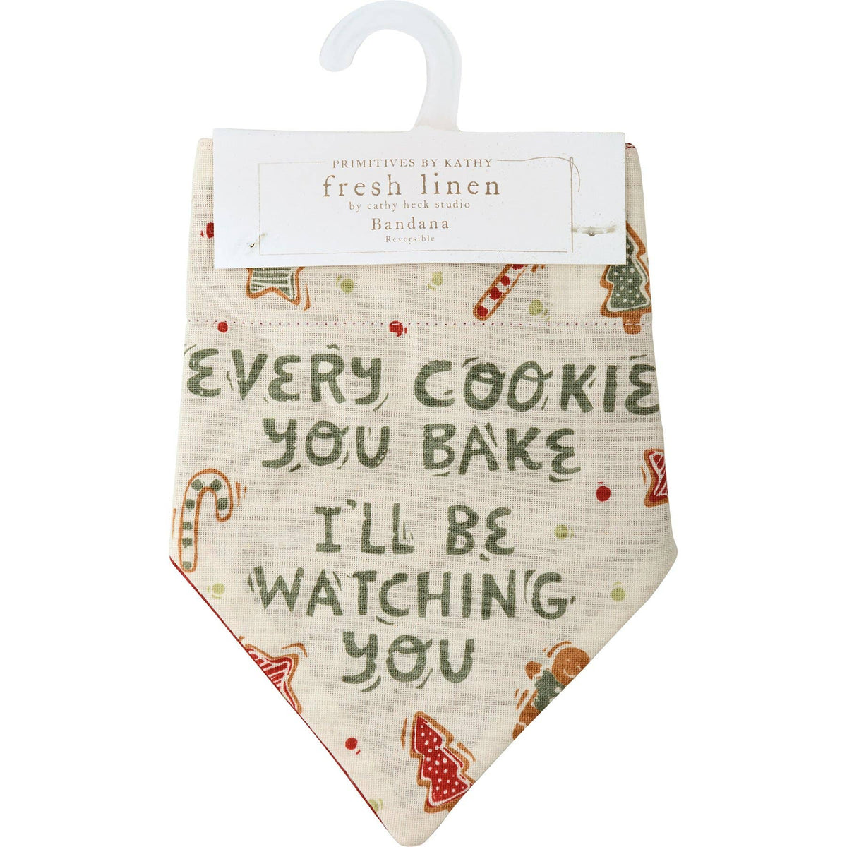 Elf Made Me/You Bake Large Collar Bandana