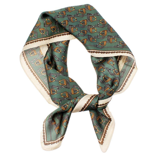 MULTI PATTERN SILKY BANDANA SQUARE SCARF