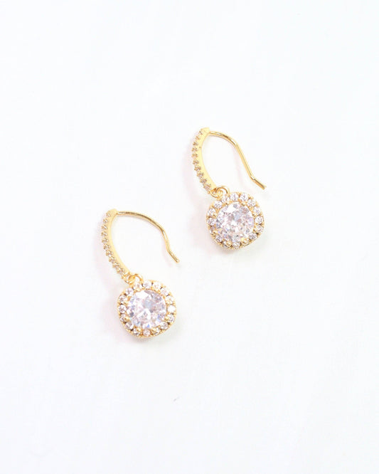 Frederika Fish Hook Earring Gold