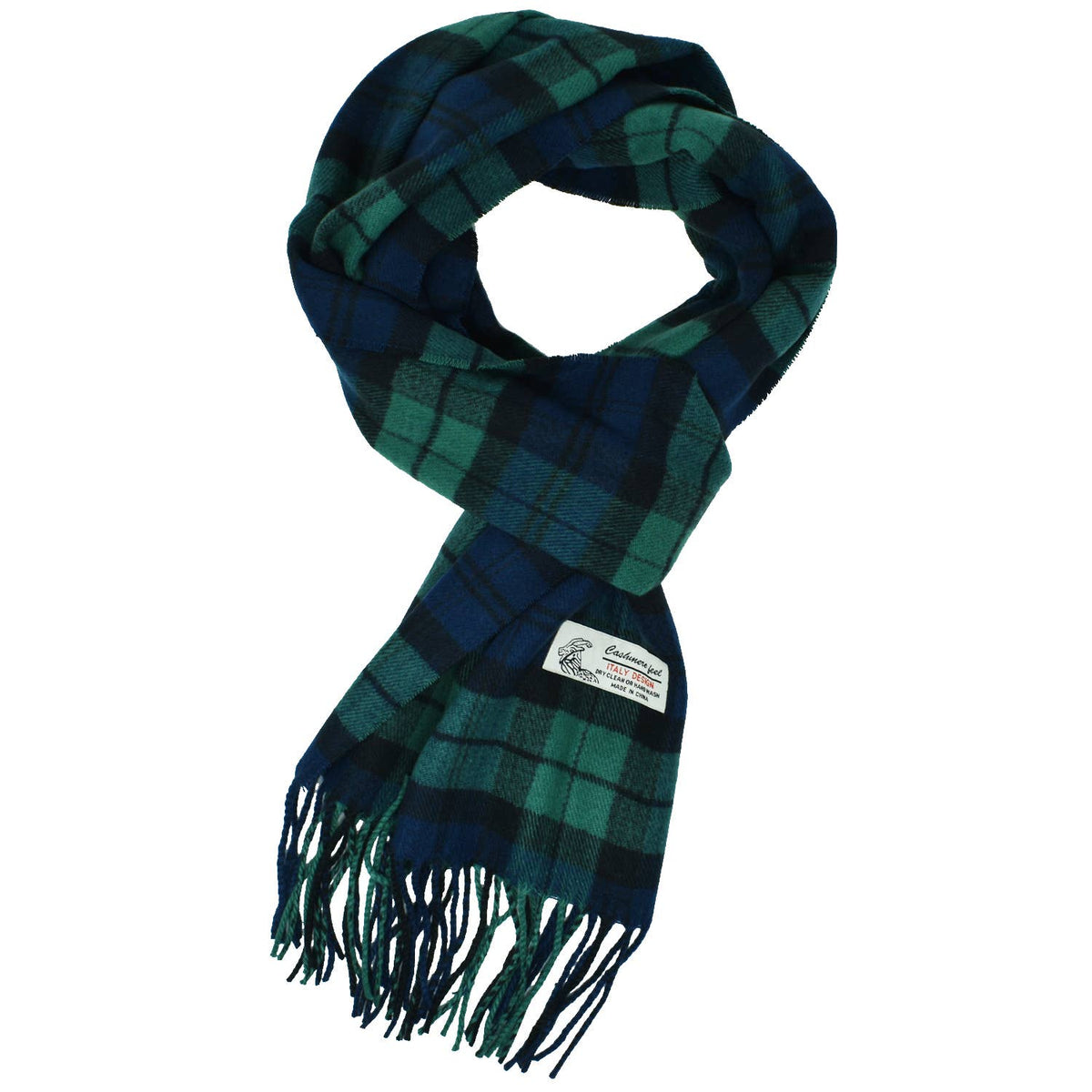 Soft Cashmere Feel Stewart Plaid Winter Muffler Scarf