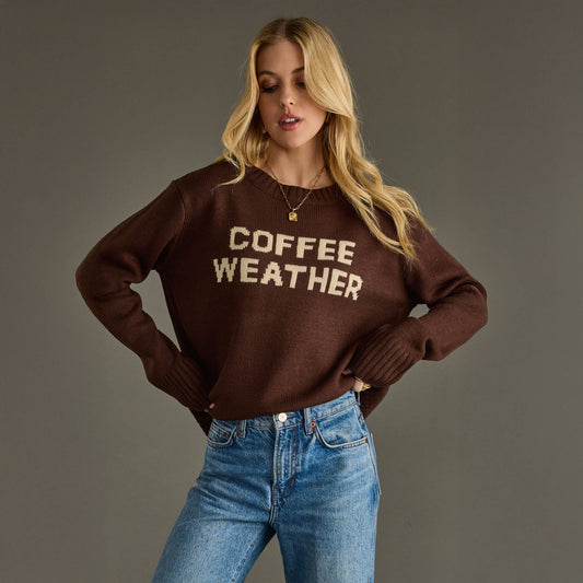Dk. Brown Coffee Weather Sweater