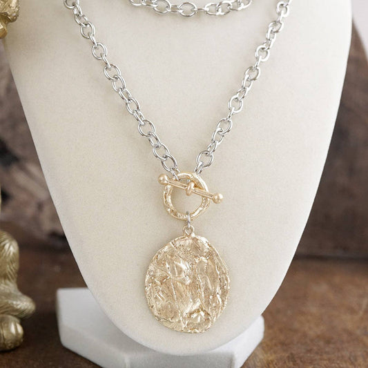 Layered Coin Necklace - Found Treasure
