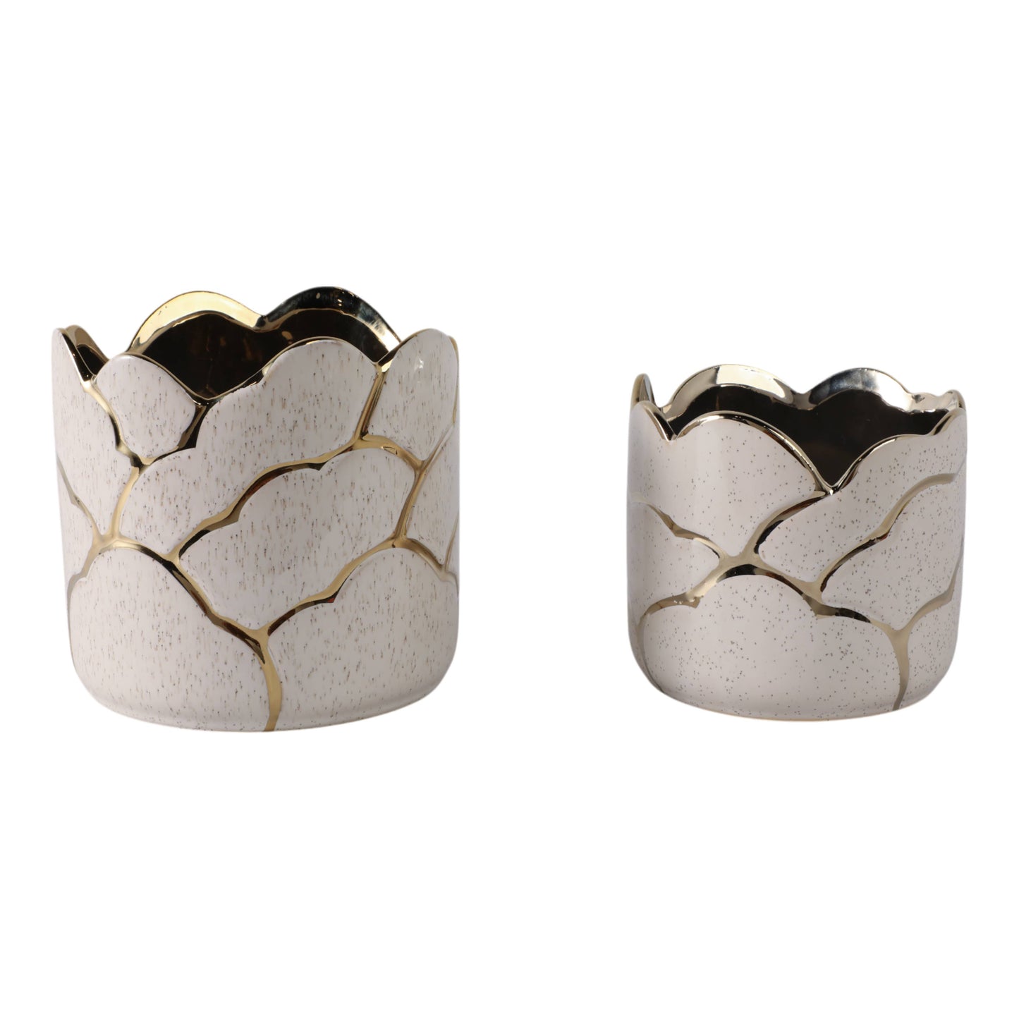 Ivory/Gold Resin Clouds, 6/7 in.