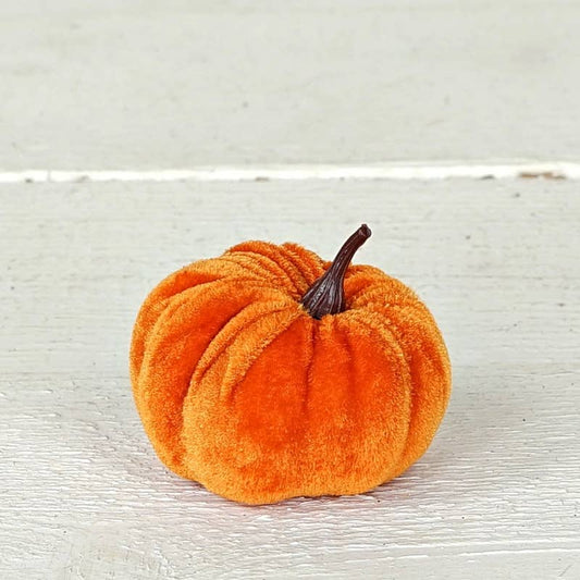 ISB79865- Mini Velvet Pumpkin Bagx6-OR