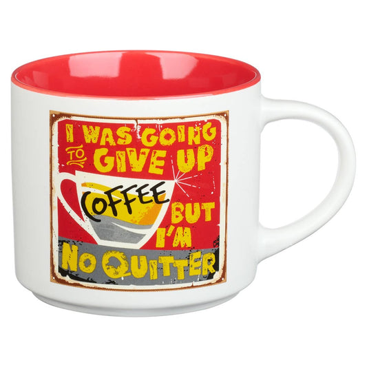 Mug Ceramic Give Up Coffee