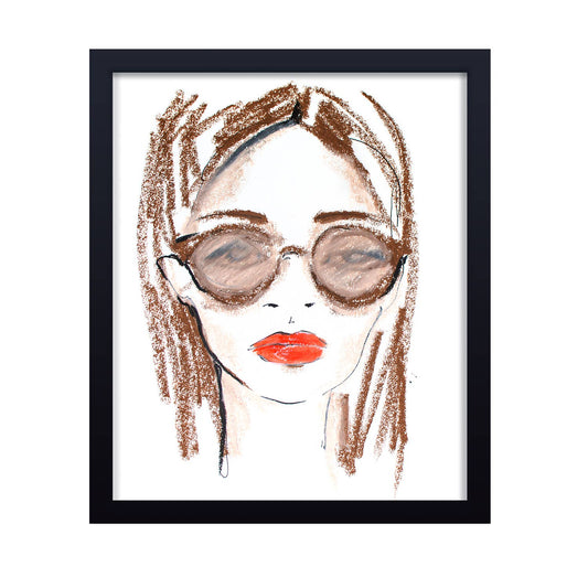 'Amanda' Framed Print Wall Art by Chauncey Jacks