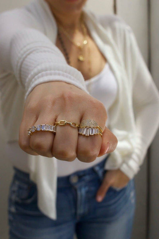 ID RING- 14K GOLD VERMEIL