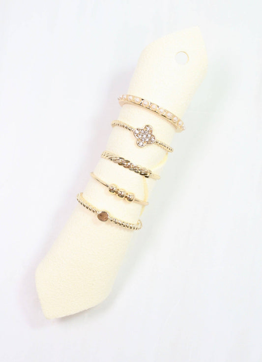Jenny Ring Set Gold