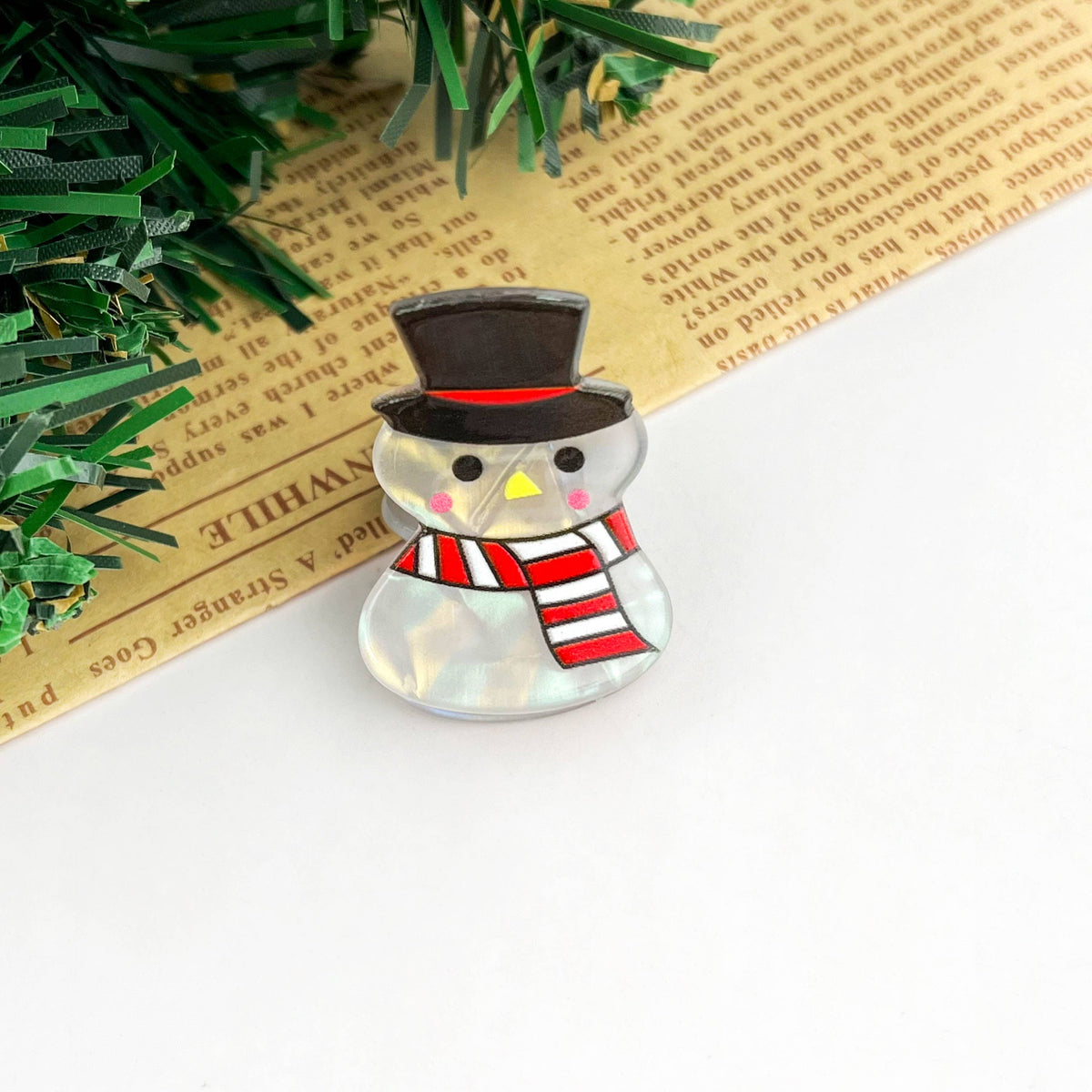 Christmas Mini Hair Claw Clip