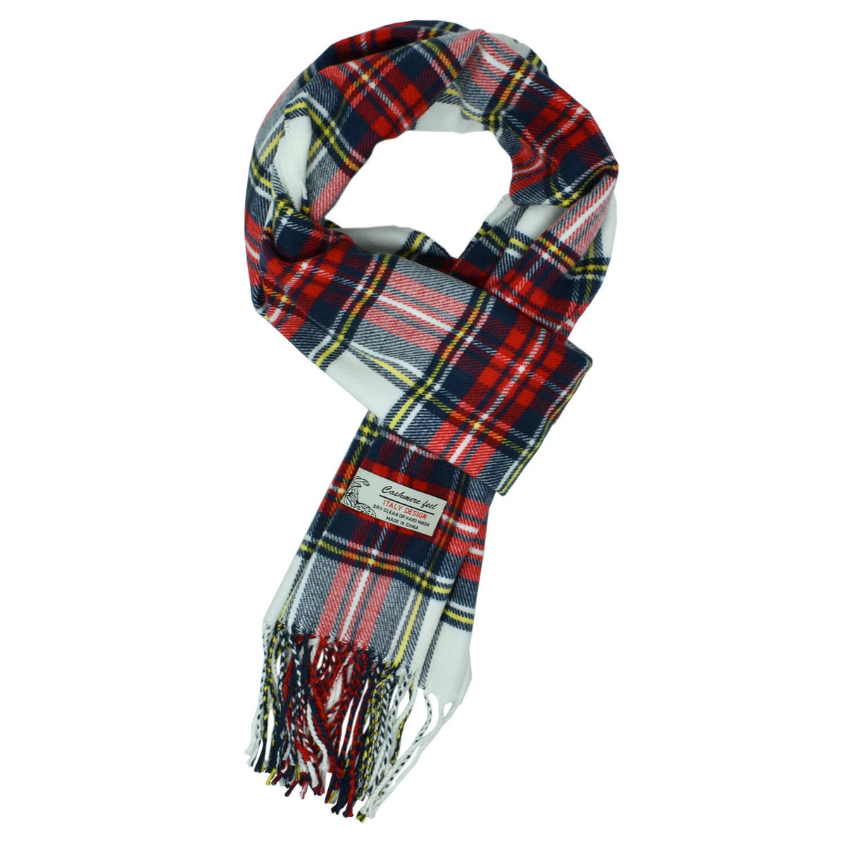 Soft Cashmere Feel Stewart Plaid Winter Muffler Scarf
