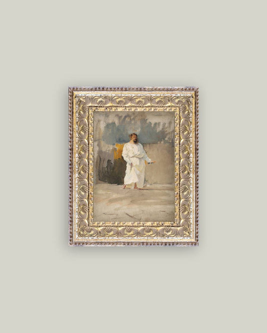 Christ Framed Antique Art