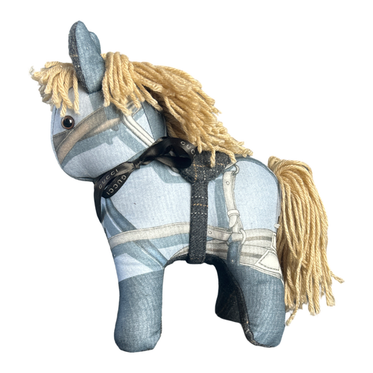 Vintage Silk Scarf Patchwork Pony