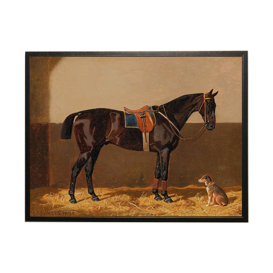 AA Vintage oil painting reproduction