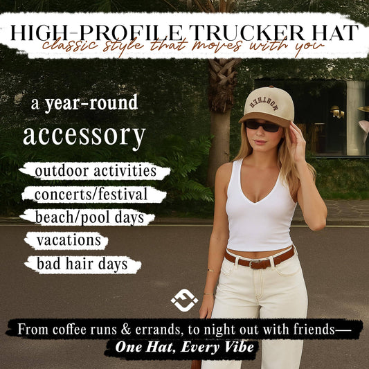 2-Tone Corduroy Hat - Mother (Upside Down) - Brown