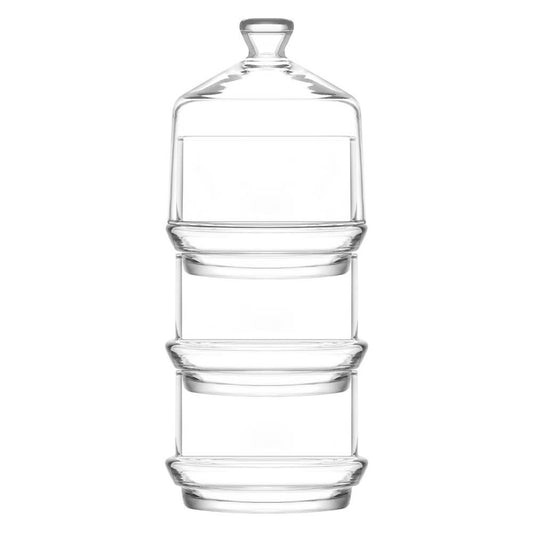 LAV Glass Candy Dish with Dome Lid, 1 Pcs, 25.8 Oz