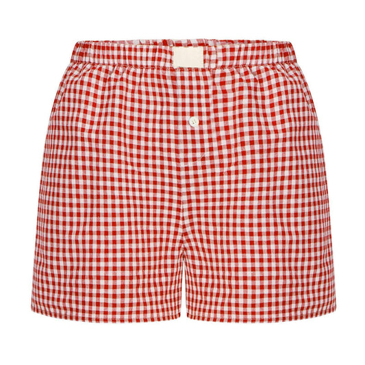 Everywhere Gingham Elastic waist Pull-On Boxer Shorts
