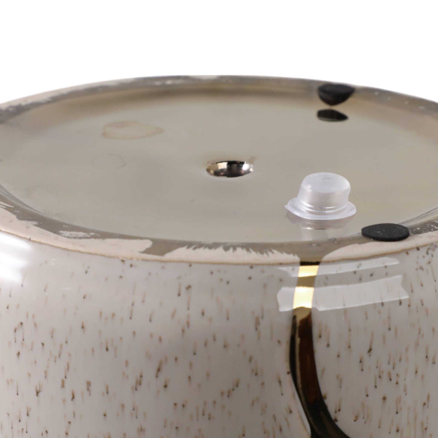 Ivory/Gold Resin Clouds, 6/7 in.