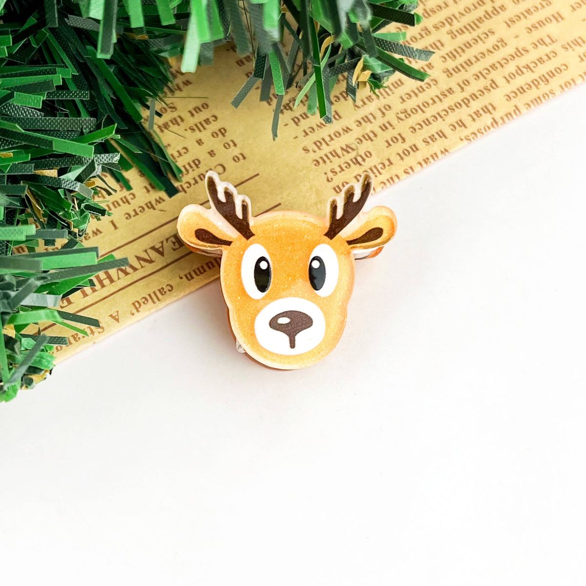 Christmas Glitter Mini Hair Claw Clip