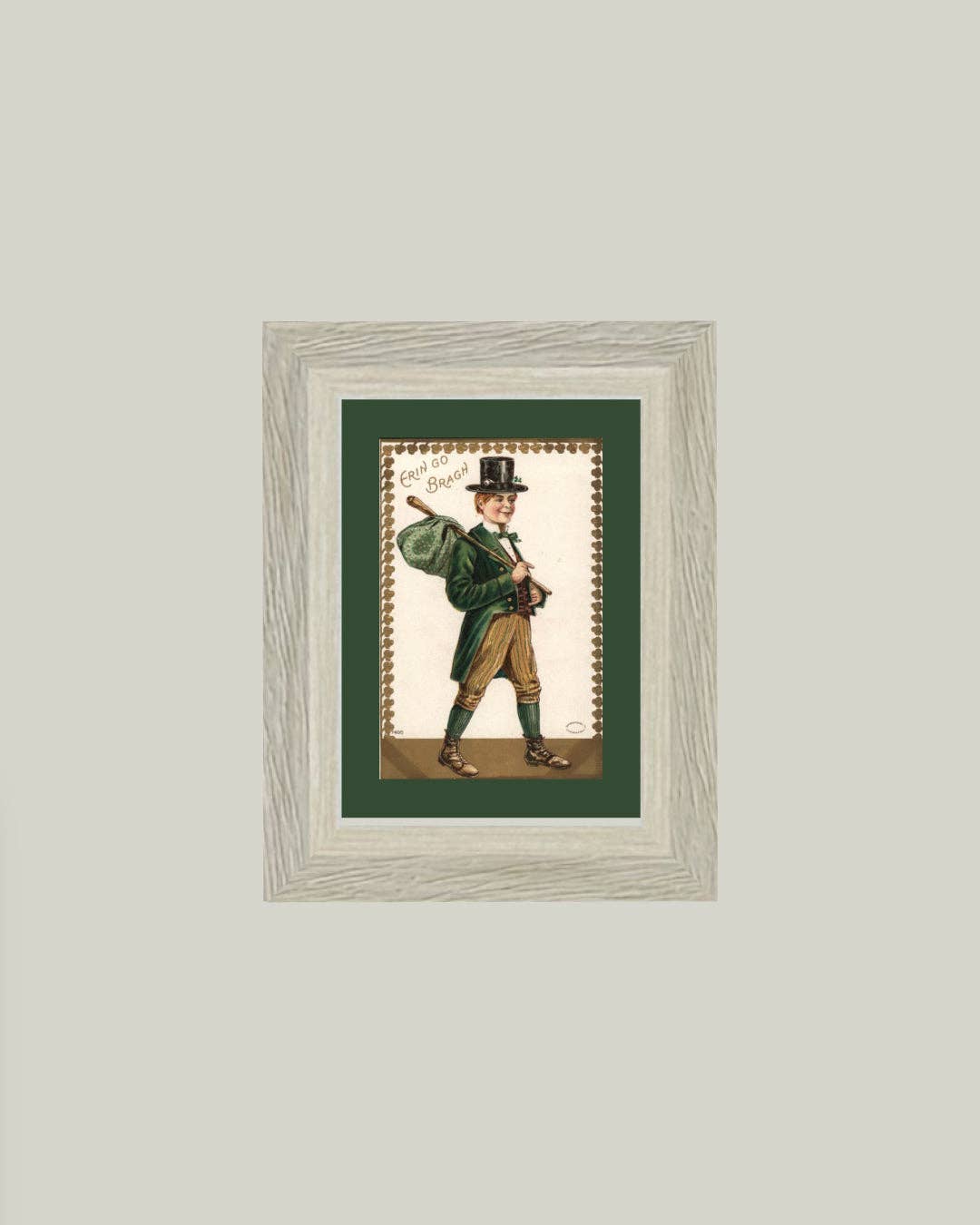 Irish Lad Framed Antique Art