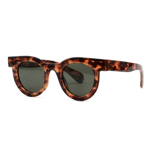 Sunglasses - MILO | Polarized Sunglasses | Tortoise / Green Lens