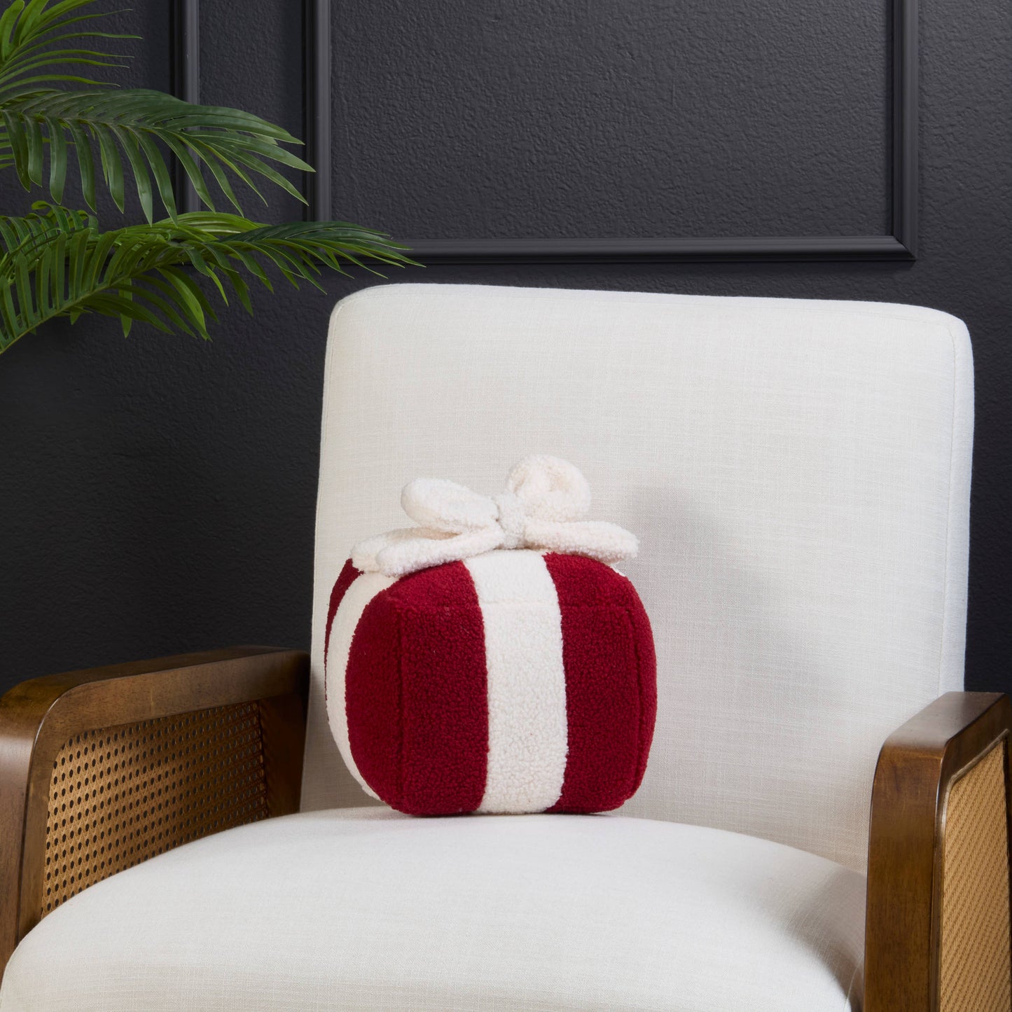 Gift Box Shaped Throw Pillow