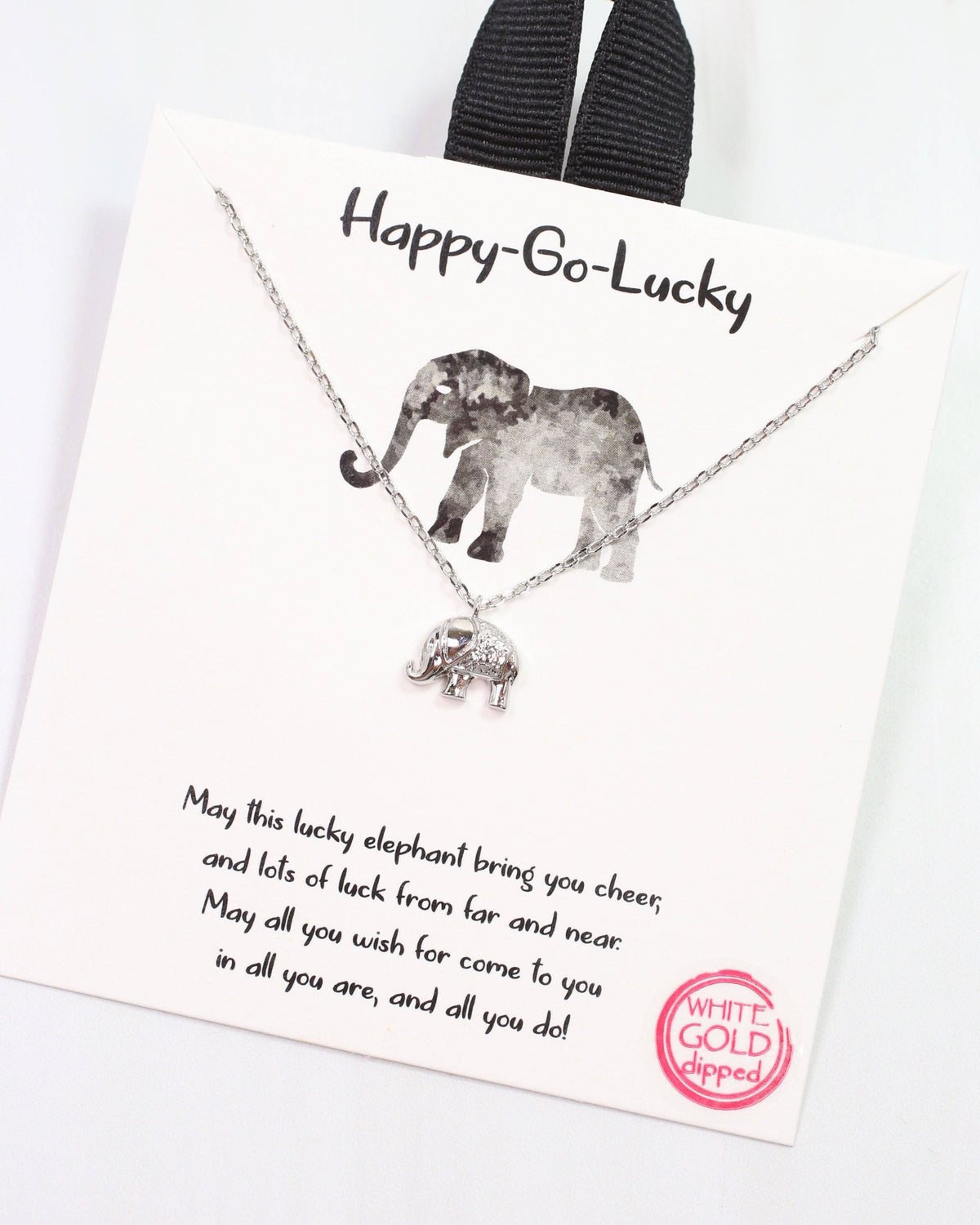 Happy Go Lucky Necklace Silver