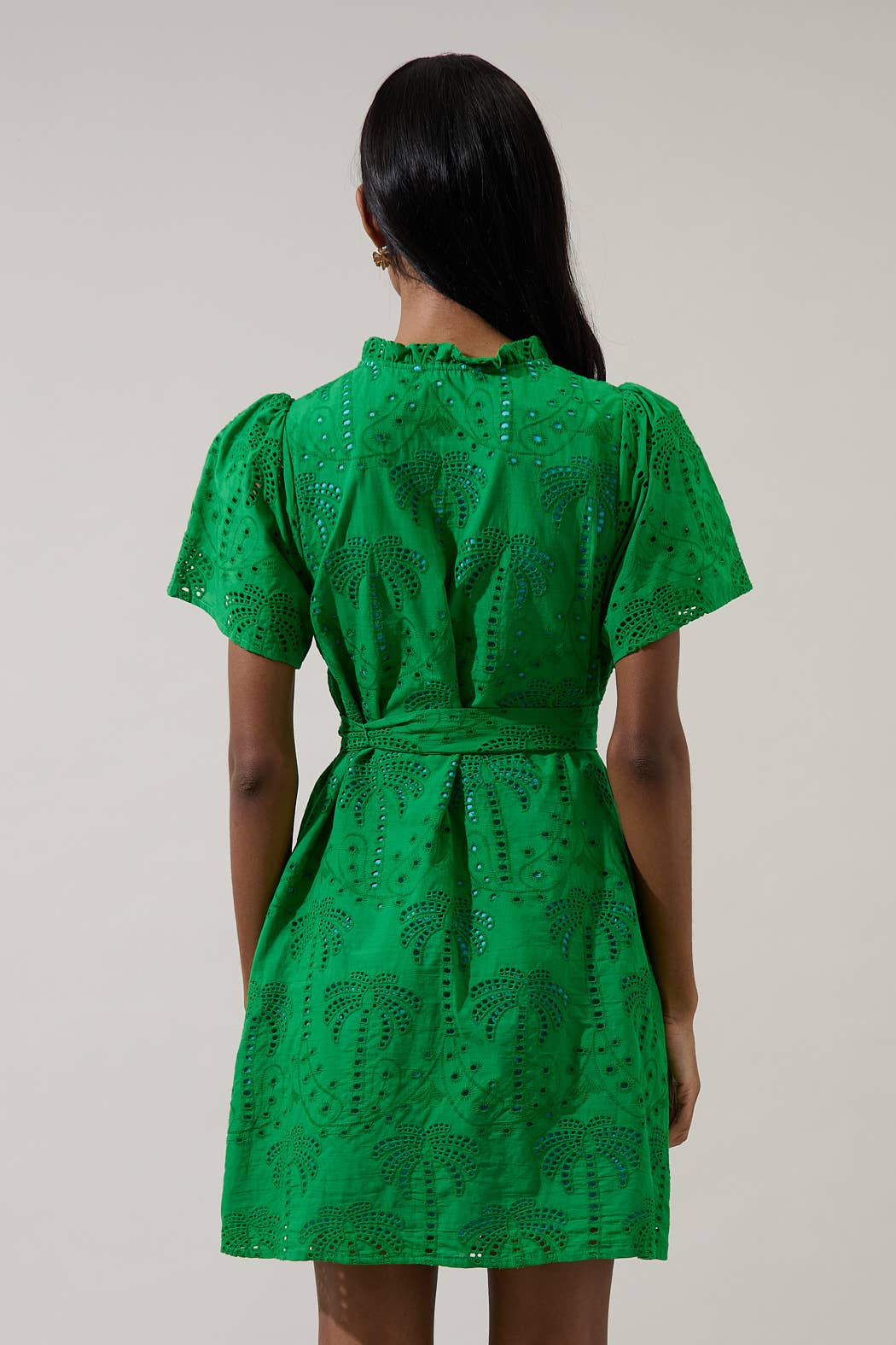 Palms Eyelet Dress