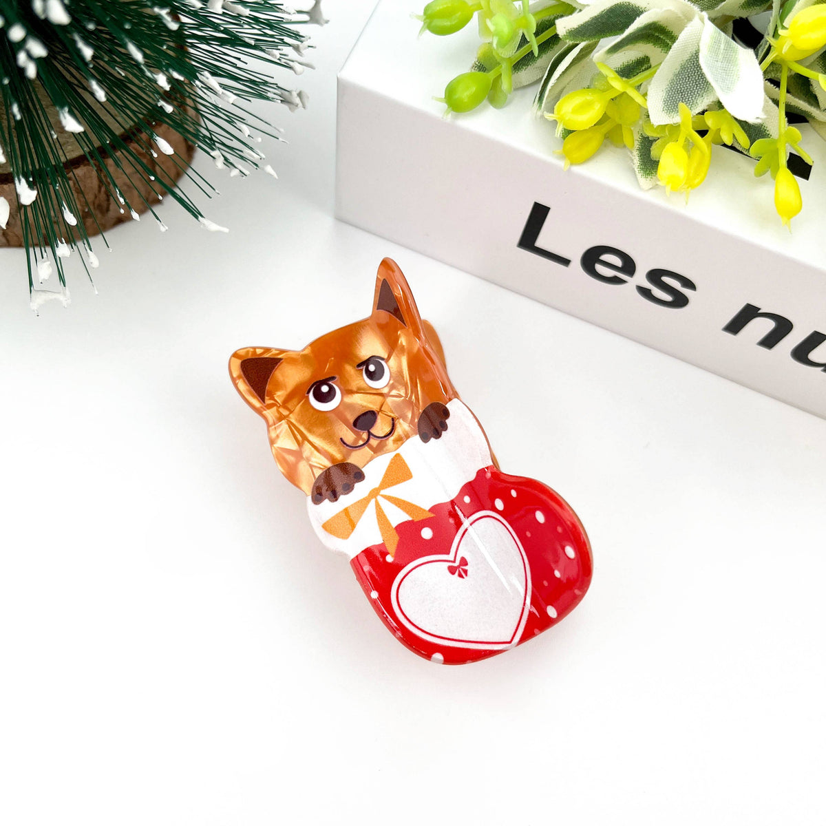 Christmas Dog Claw Clip