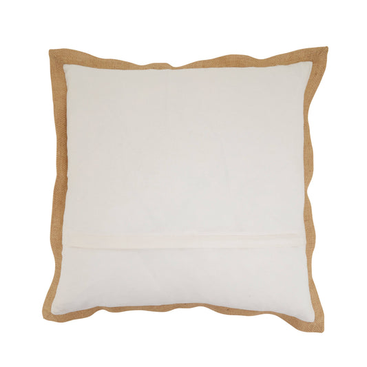 Embroidered Owl Throw Pillow