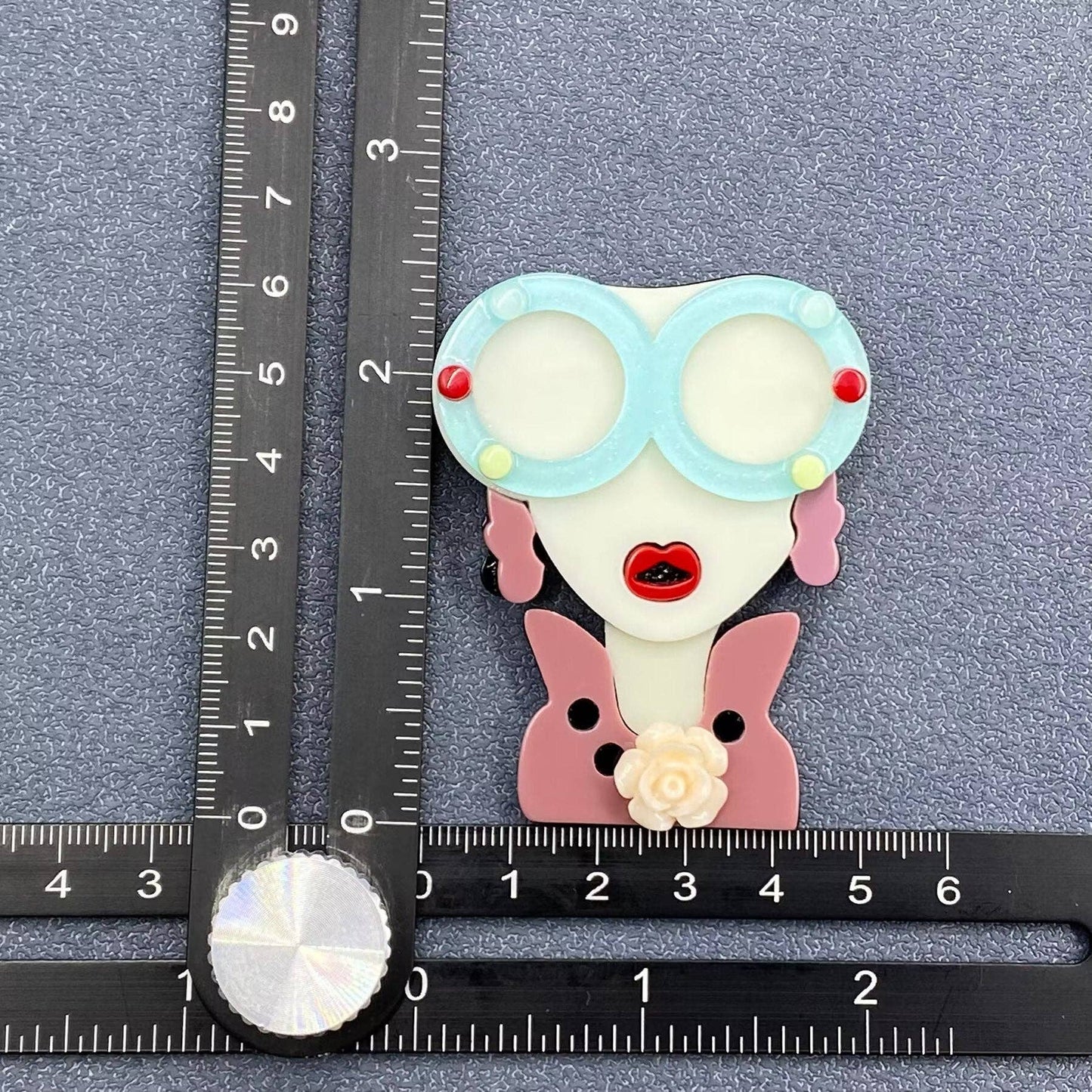 Creative Beauty Acrylic Brooch