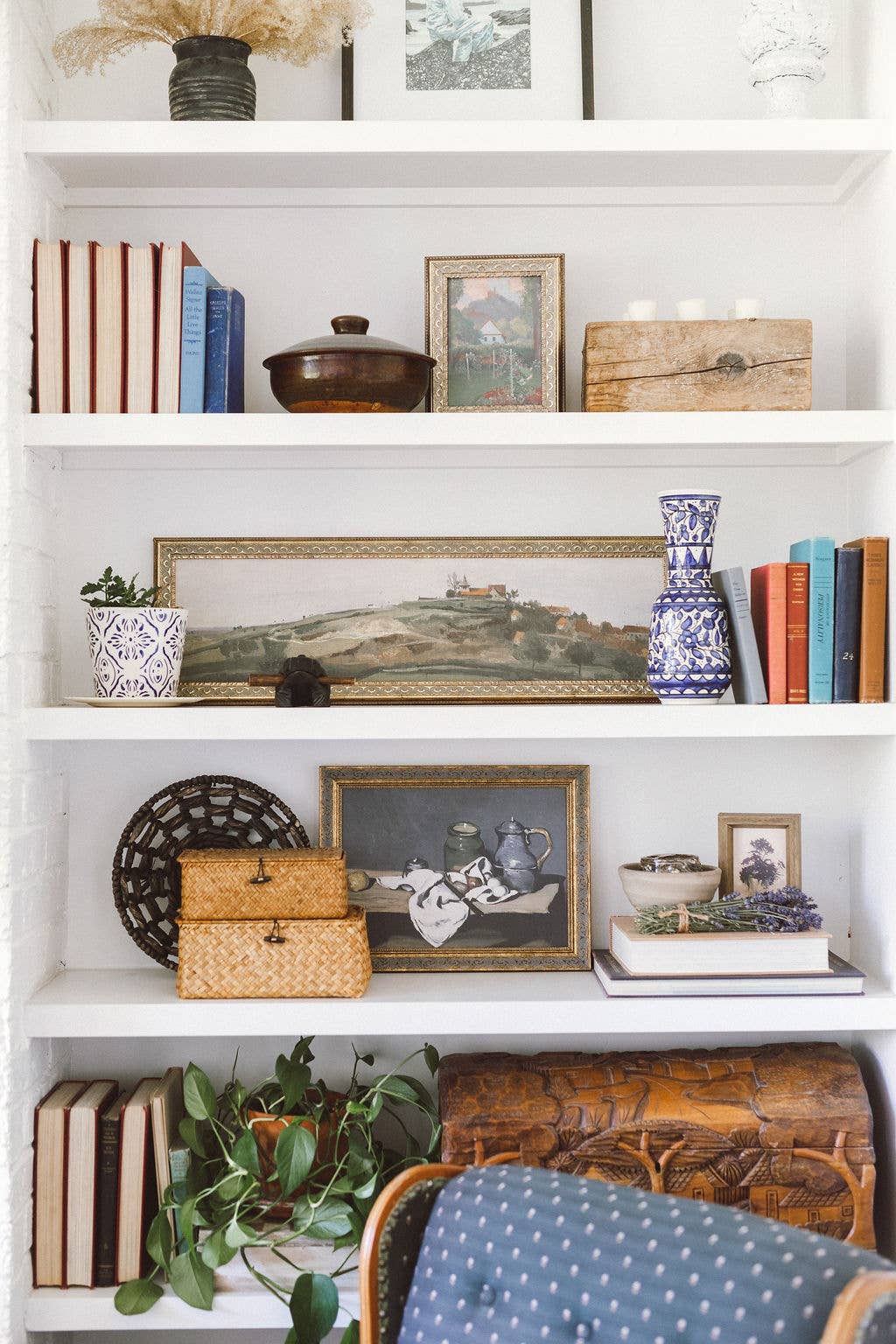 View of Lormes Framed Antique Art