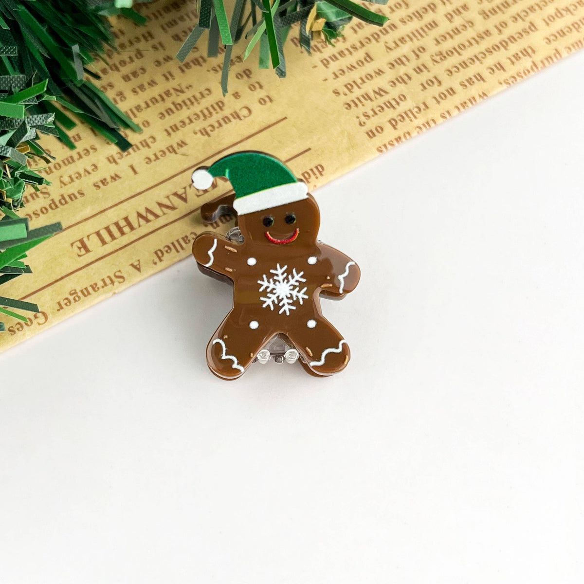 Christmas Mini Hair Claw Clip