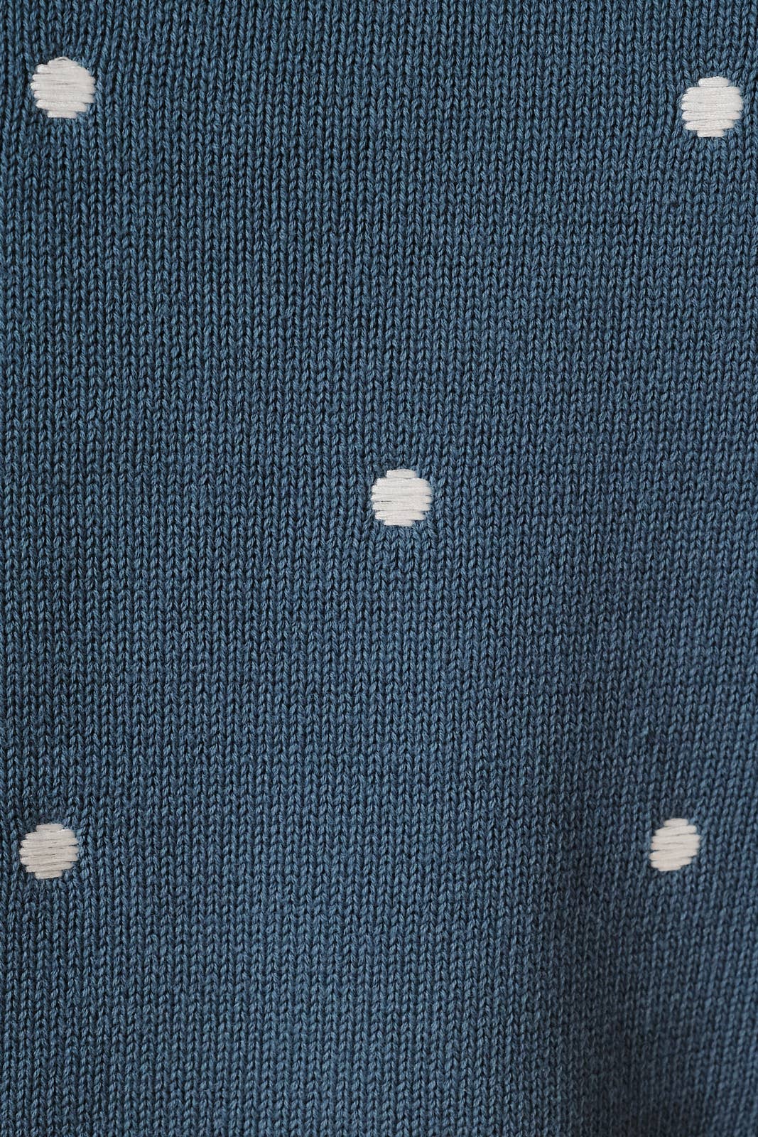 Polka Dot Embroidered Sweater