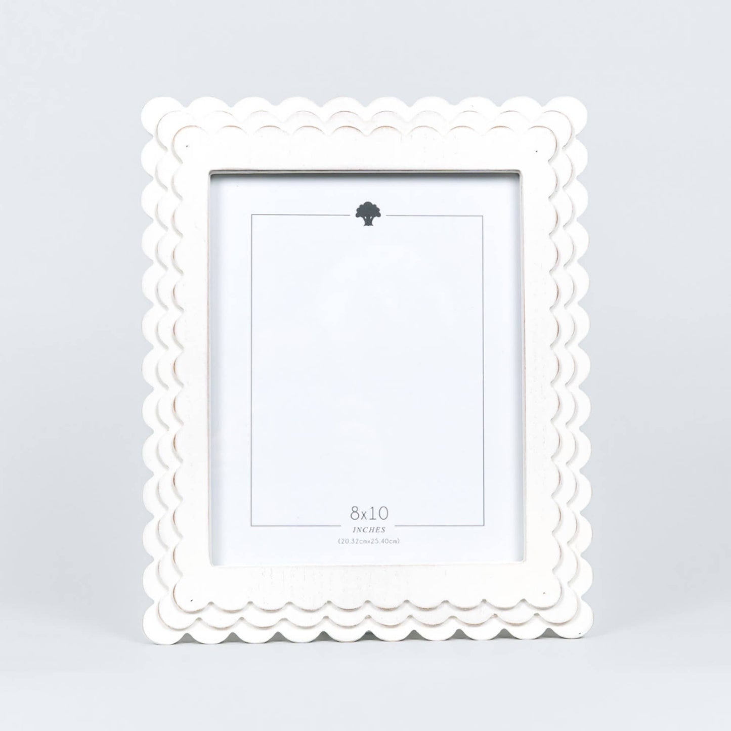 12x14 wood scallop photo frame (8x10 pic) Home Decor
