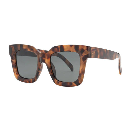 Sunglasses - Ellie | Tortoise | Green Lens