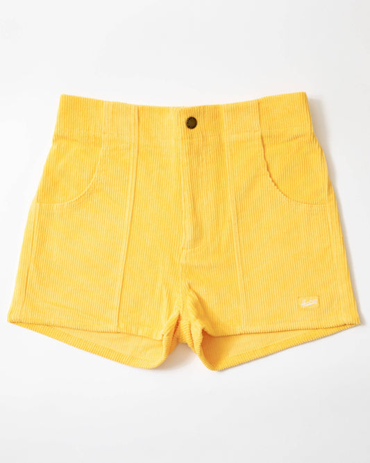 Hammies Retro Corduroy Shorts – Yellow